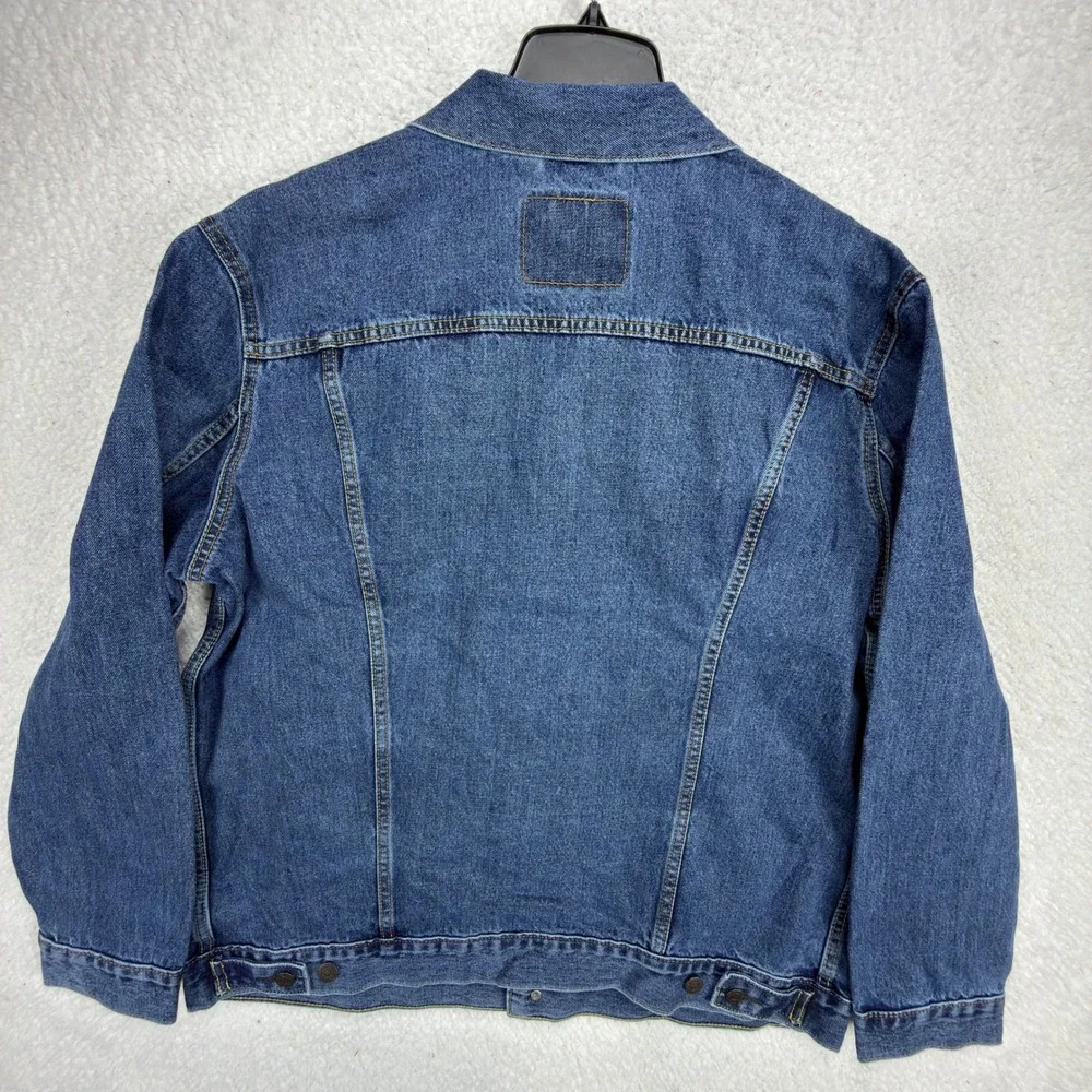 Levis Mens Blue Denim Trucker Jacket XXL 72334-0130 NWT